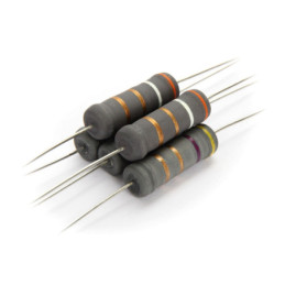 Resistore MOX 0.39ohm 5W 5% assiale
