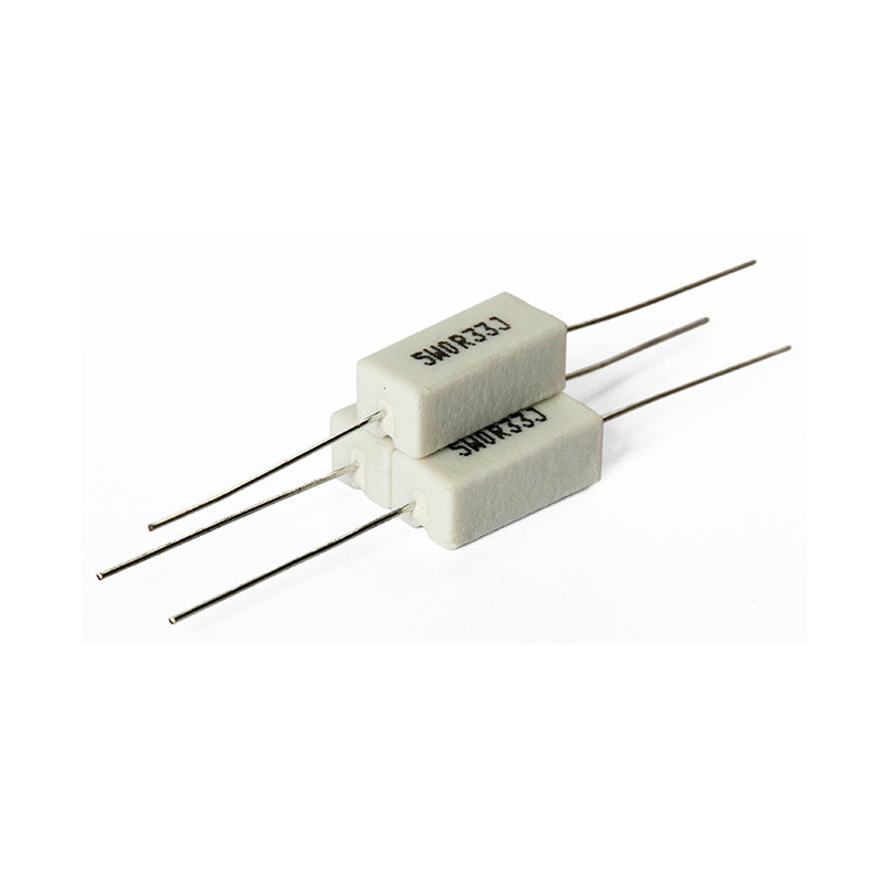 Resistore Ceramico 0.22ohm 5W 5% assiale