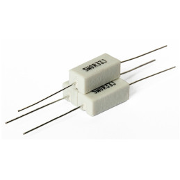 Resistore Ceramico 0.33ohm 5W 5% assiale