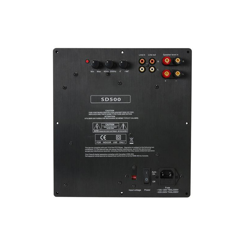 SD500 subwoofer plate amplifier 500W