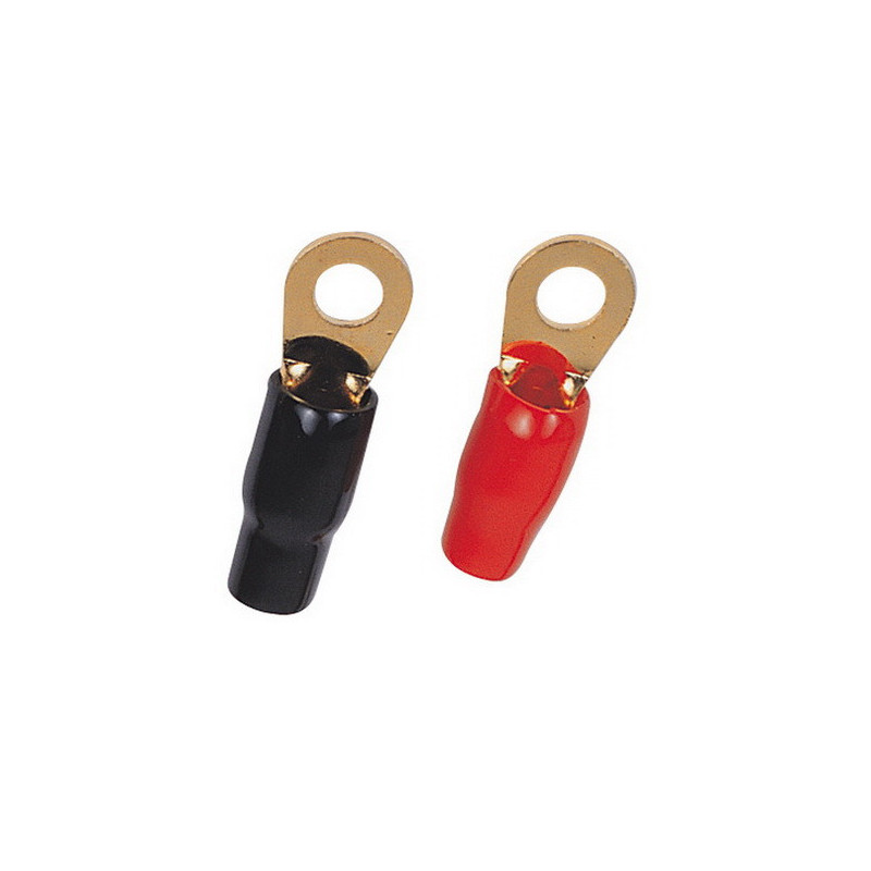 TOH17 - Ring Terminal gold plated - 2AWG Cable