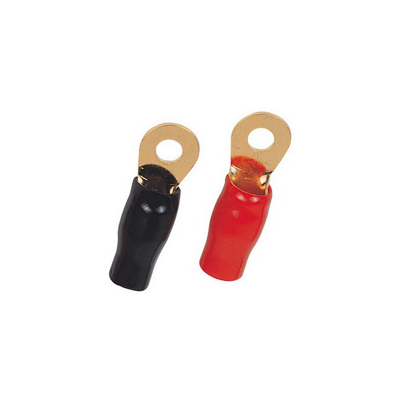 TOH19 - Ring Terminal gold plated - 2AWG Cable