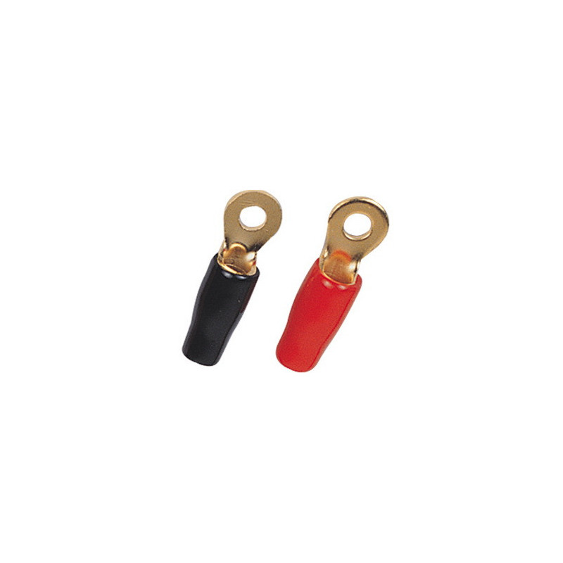TOH26 - Ring Terminal gold plated - 0AWG Cable