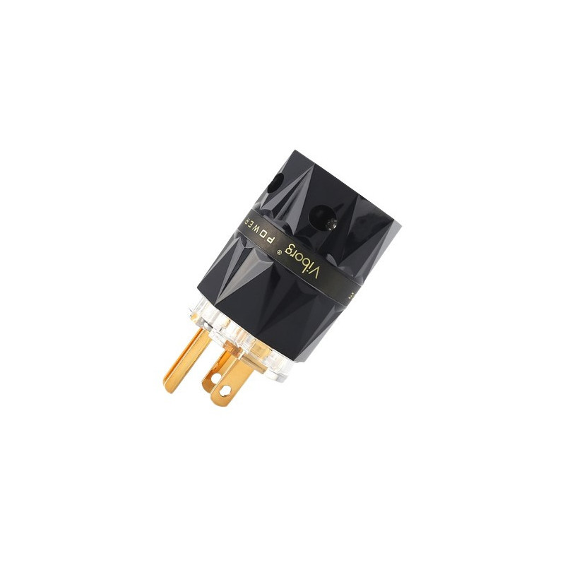 Power connector USA standard Pure Copper 15A gold plated
