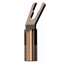 Pure copper fork connector Ø4.5mm - Price for single piece