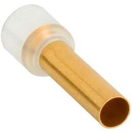 Cable end sleeves 10mm2, copper (with insulation)