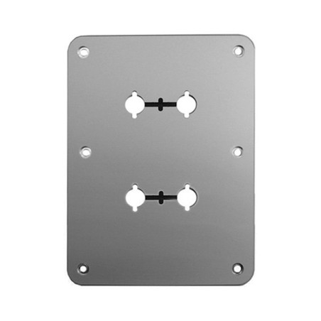 Mounting Plates - Aluminum - Black anodized - Bi-Wiring