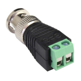 BNC to Screw Terminal Adapter Male